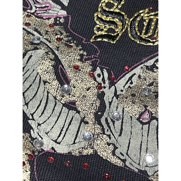 Vintage Y2K Sacred Cult Womens Hoodies Size Small Rhinestones - Picture 5 of 10